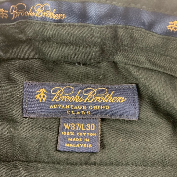 BROOKS BROTHERS Chino Clark Mens Pants Size 37 - Picture 10 of 11
